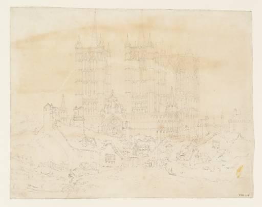 Joseph Mallord William Turner, ‘Lincoln: The Cathedral Seen over Houses, from the South West’ 1794