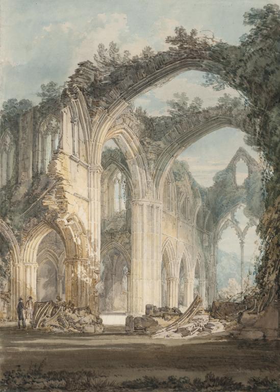 Joseph Mallord William Turner, ‘Tintern Abbey: The Crossing and Chancel, Looking towards the East Window’ 1794