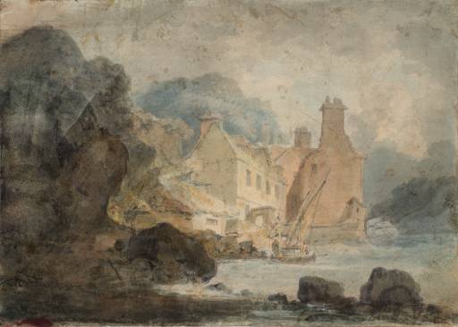 Joseph Mallord William Turner, ‘Back View of the Hot Wells, Bristol’ ?1792-3