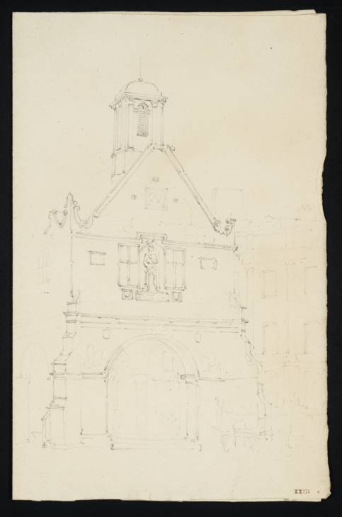 Joseph Mallord William Turner, ‘Shrewsbury: The Old Market House’ 1794
