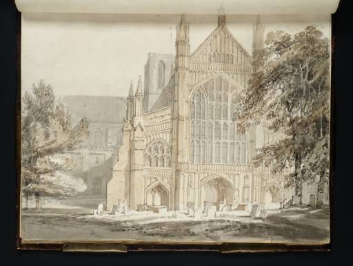Joseph Mallord William Turner, ‘Winchester: The West Front of the Cathedral’ 1795