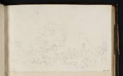 Joseph Mallord William Turner, ‘Winchester from the South with the Cathedral and College’ 1795