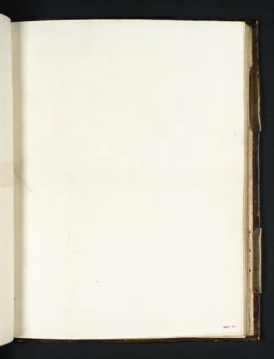 Joseph Mallord William Turner, ‘Blank’ 1795 (Blank right-hand page of sketchbook)