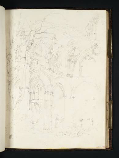 Joseph Mallord William Turner, ‘Netley Abbey, Hampshire: The Interior of the Ruins’ 1795