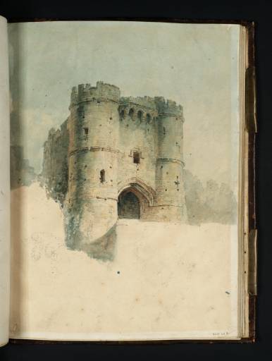Joseph Mallord William Turner, ‘Carisbrooke Castle, Isle of Wight: The Gateway’ 1795