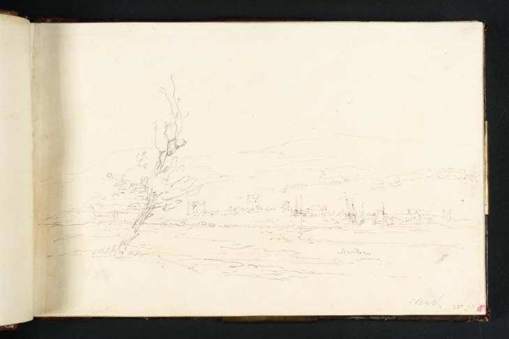 Joseph Mallord William Turner, ‘Neath, Glamorgan, Seen across the River’ 1795