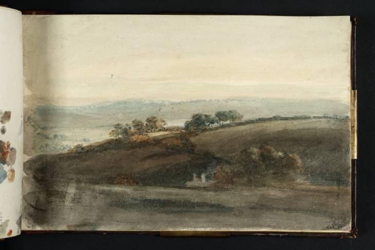 Joseph Mallord William Turner, ‘A Broad Landscape with Low Hills’ c.1795