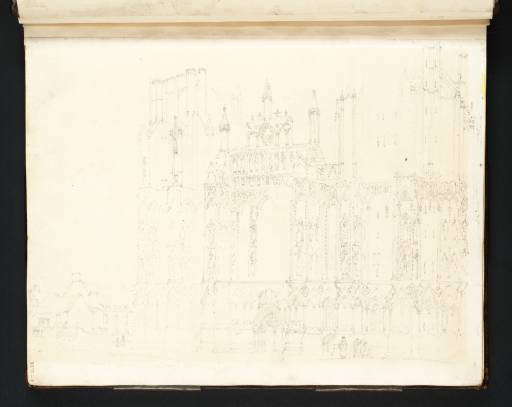 Joseph Mallord William Turner, ‘Wells: The West Front of the Cathedral’ 1795