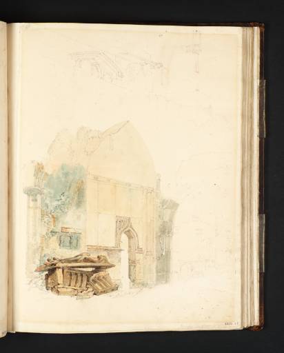 Joseph Mallord William Turner, ‘St David's: The Ruins of St Mary's Chapel and the Entrance to Bishop Vaughan's Chapel’ 1795