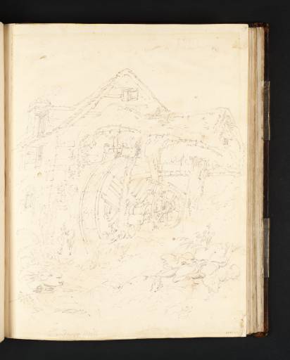 Joseph Mallord William Turner, ‘A Watermill at Llandowror, Carmarthenshire’ 1795
