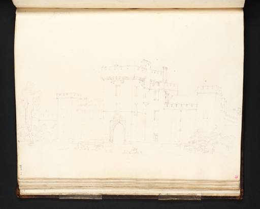 Joseph Mallord William Turner, ‘Hampton Court, Herefordshire: The North Front’ 1795