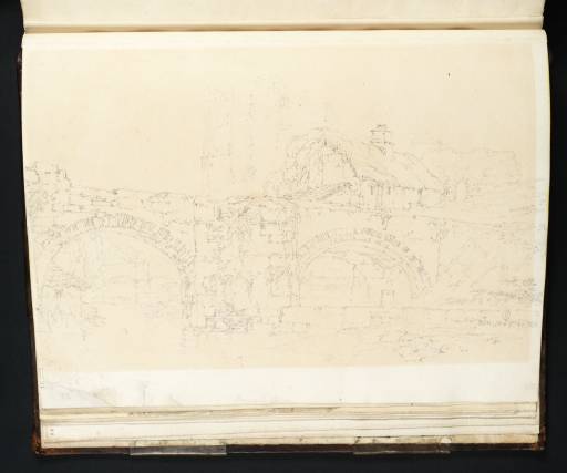 Joseph Mallord William Turner, ‘Brecon: The Castle and Bridge’ 1795