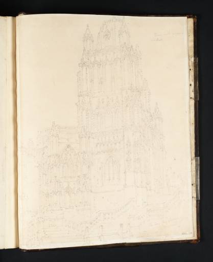 Joseph Mallord William Turner, ‘Bristol: North-West View of the Tower of St Mary Redcliffe Church’ c.1795