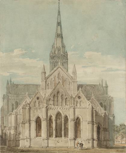 Joseph Mallord William Turner, ‘Salisbury Cathedral from the East’ c.1798