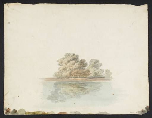 Joseph Mallord William Turner, ‘Trees beside a River or Lake’ ?1795