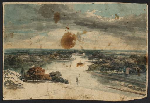 Joseph Mallord William Turner, ‘View of the Thames from Richmond Hill’ 1794-5