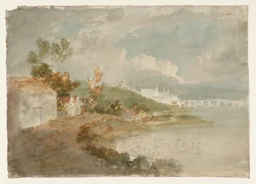 Joseph Mallord William Turner, ‘Picturesque Composition with Distant View of Blois’ c.1796