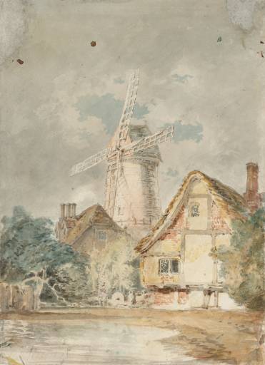 Joseph Mallord William Turner, ‘Cottages and Windmill’ 1795
