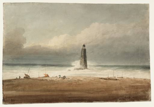 Joseph Mallord William Turner, ‘A Lighthouse Seen from the Shore’ 1796