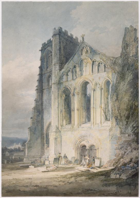 Joseph Mallord William Turner, ‘Llandaff: The West Front of the Cathedral’ 1795-6