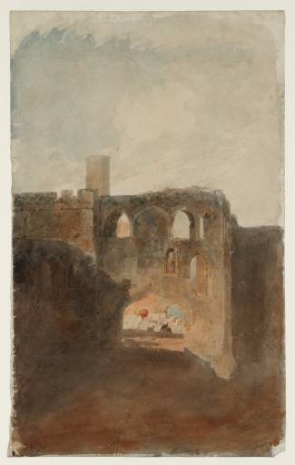 Joseph Mallord William Turner, ‘St David's: The Entrance to the Great Hall of the Bishop's Palace’ c.1795