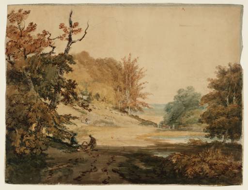 Joseph Mallord William Turner, ‘A Road through a Wooded Landscape’ 1795-6