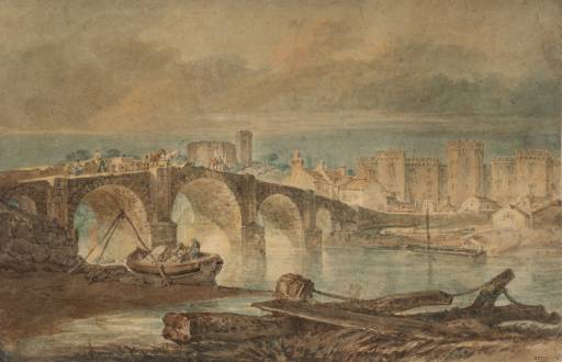 Joseph Mallord William Turner, ‘Cardiff Bridge and Castle’ 1795-6