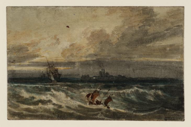 Joseph Mallord William Turner, ‘Vessels off the Coast’ c.1797