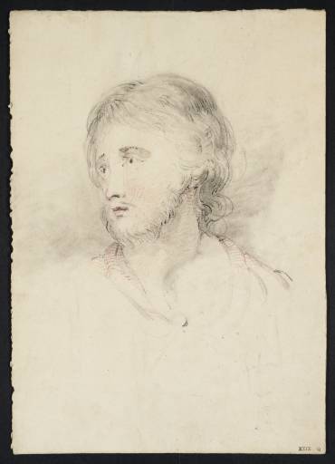Joseph Mallord William Turner, ‘Head of a Bearded Man Looking to the Left’ ?1796-7