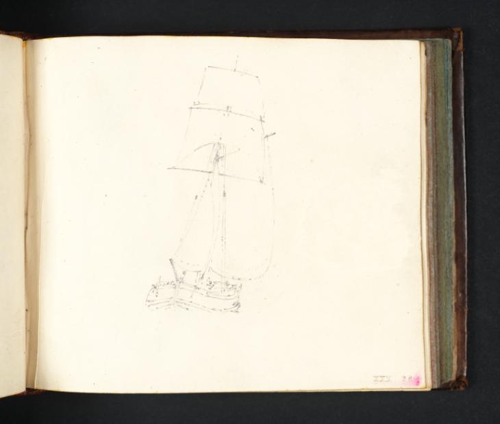 Joseph Mallord William Turner, ‘A Ship in Full Sail’ 1796