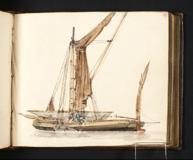 Joseph Mallord William Turner, ‘A Barge’ 1796