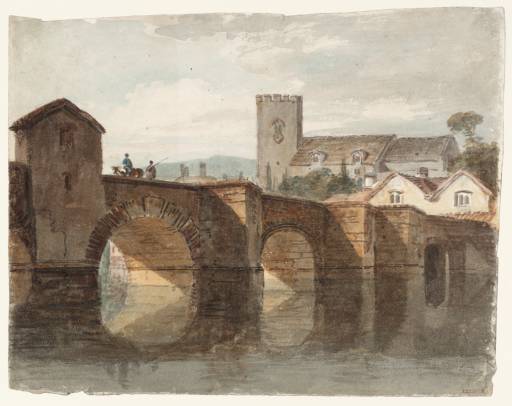 Joseph Mallord William Turner, ‘Aylesford Bridge and Church, Kent’ ?1798