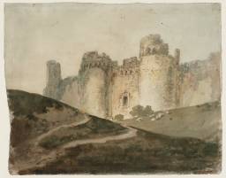 The Ruined Walls and Gateway of a Castle, Joseph Mallord William Turner, date not known, Watercolour on paper