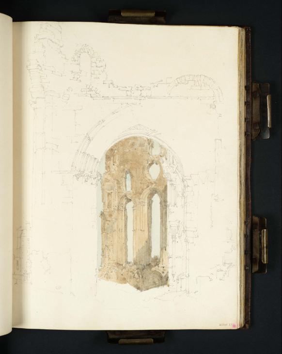 Joseph Mallord William Turner, ‘Tynemouth Priory: Part of the Ruins’ 1797