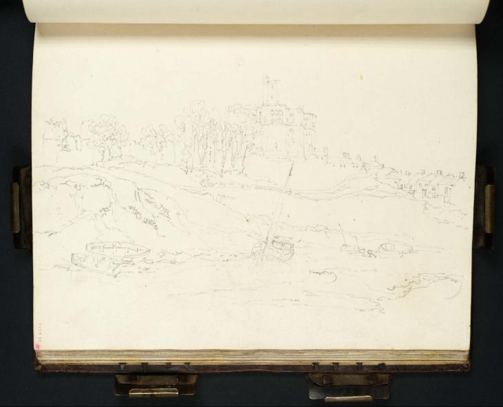 Joseph Mallord William Turner, ‘Warkworth Castle and Village from the River Coquet’ 1797