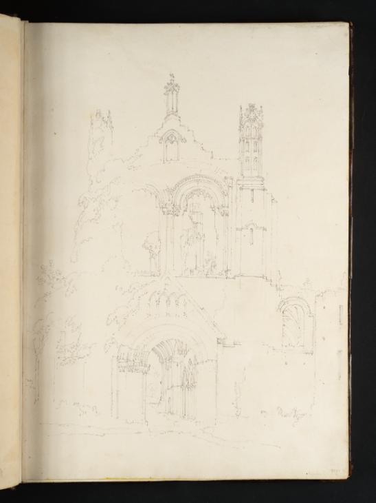 Joseph Mallord William Turner, ‘Kirkstall Abbey: The West Portal’ 1797