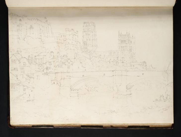 Joseph Mallord William Turner, ‘Durham: The Castle, Cathedral, and Framwellgate Bridge’ 1797