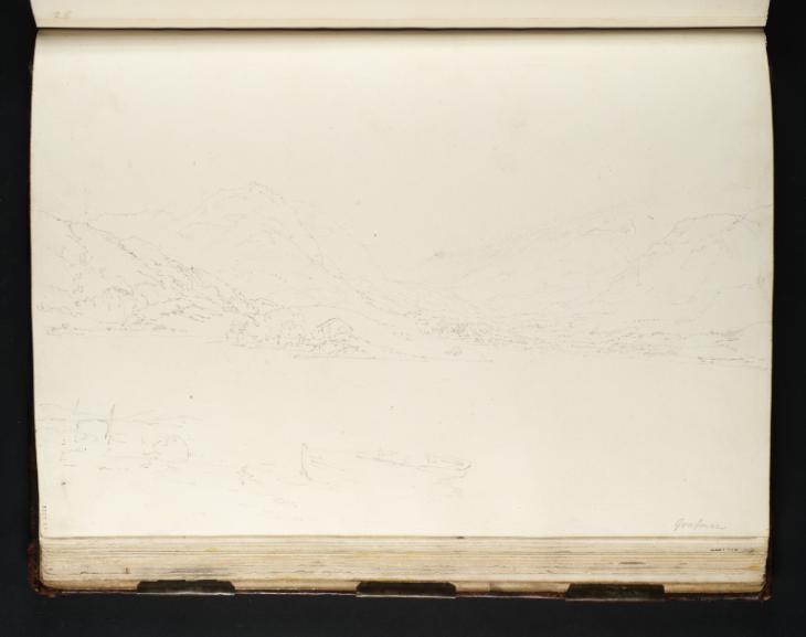 Joseph Mallord William Turner, ‘Grasmere, Looking North towards Helm Crag’ 1797