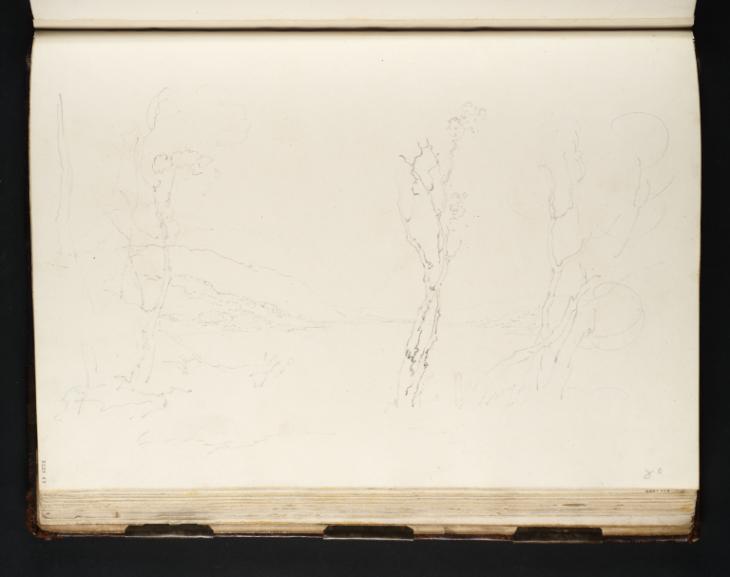 Joseph Mallord William Turner, ‘Ullswater Seen through Trees, from Gowbarrow’ 1797