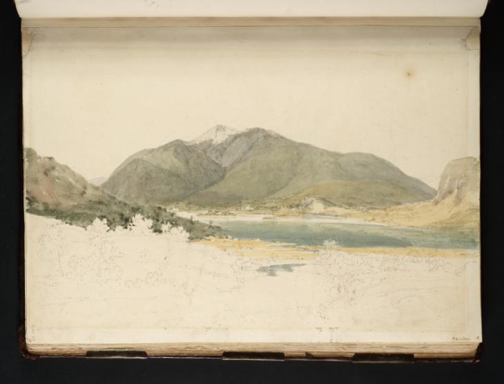 Joseph Mallord William Turner, ‘View across Derwentwater towards Skiddaw from Grange Fell’ 1797