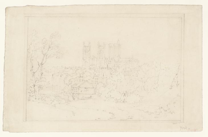 Joseph Mallord William Turner, ‘York, with the Minster, from the South-West’ 1797-8