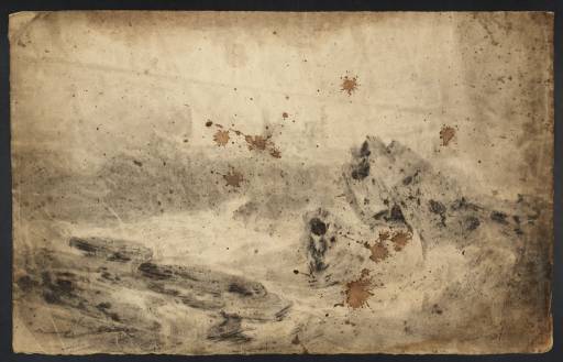 Joseph Mallord William Turner, ‘Dunstanburgh Castle: Rocks in the Foreground’ 1797-8