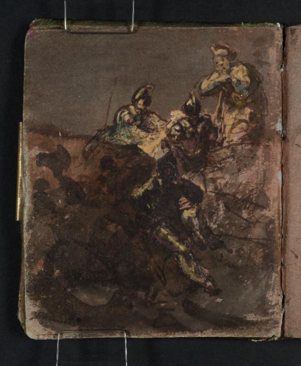 Joseph Mallord William Turner, ‘Soldiers in Historical Costume Resting’ 1796-7