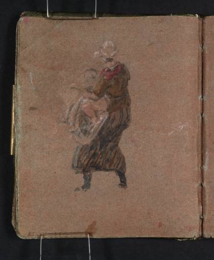 Joseph Mallord William Turner, ‘A Woman Carrying a Baby, Seen from Behind’ 1796-7