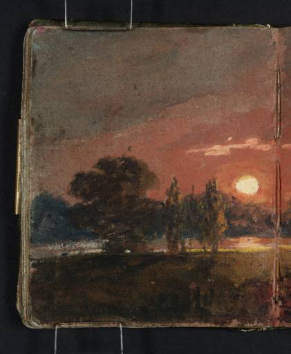Joseph Mallord William Turner, ‘Sunset over a River’ 1796-7