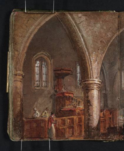 Joseph Mallord William Turner, ‘Interior of a Church during Holy Communion’ 1796-7
