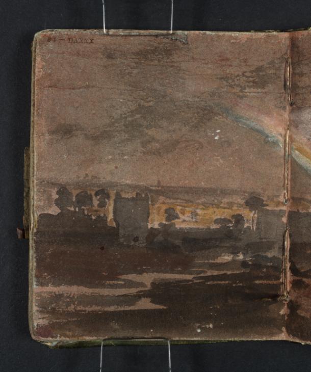 Joseph Mallord William Turner, ‘A Church, with a Rainbow’ 1796-7