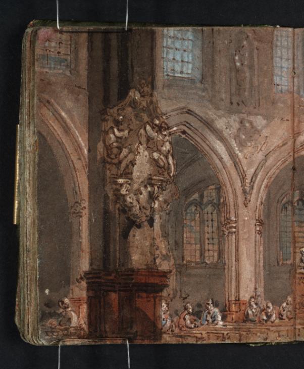 Joseph Mallord William Turner, ‘The Interior of St Andrew Undershaft, London’ 1796-7