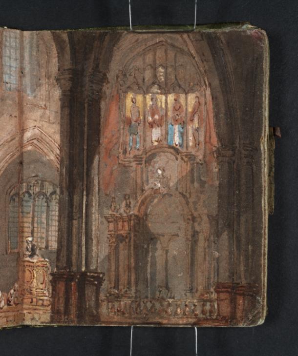 Joseph Mallord William Turner, ‘The Interior of St Andrew Undershaft, London’ 1796-7