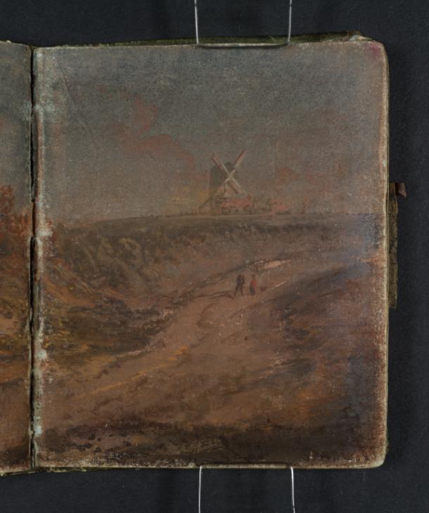 Joseph Mallord William Turner, ‘A Road Leading Uphill towards a Windmill’ 1796-7